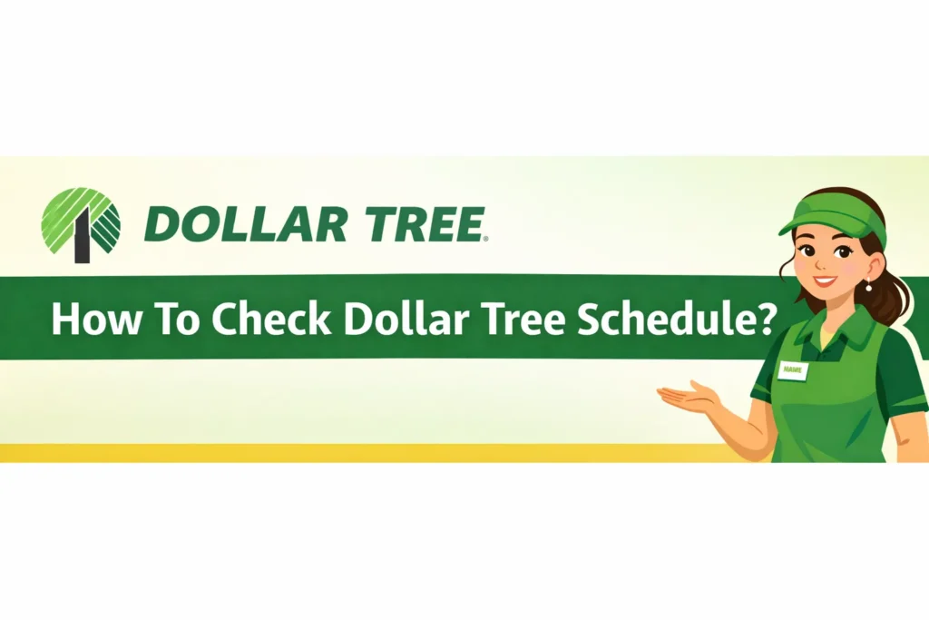 How To Check Dollar Tree Schecdule?