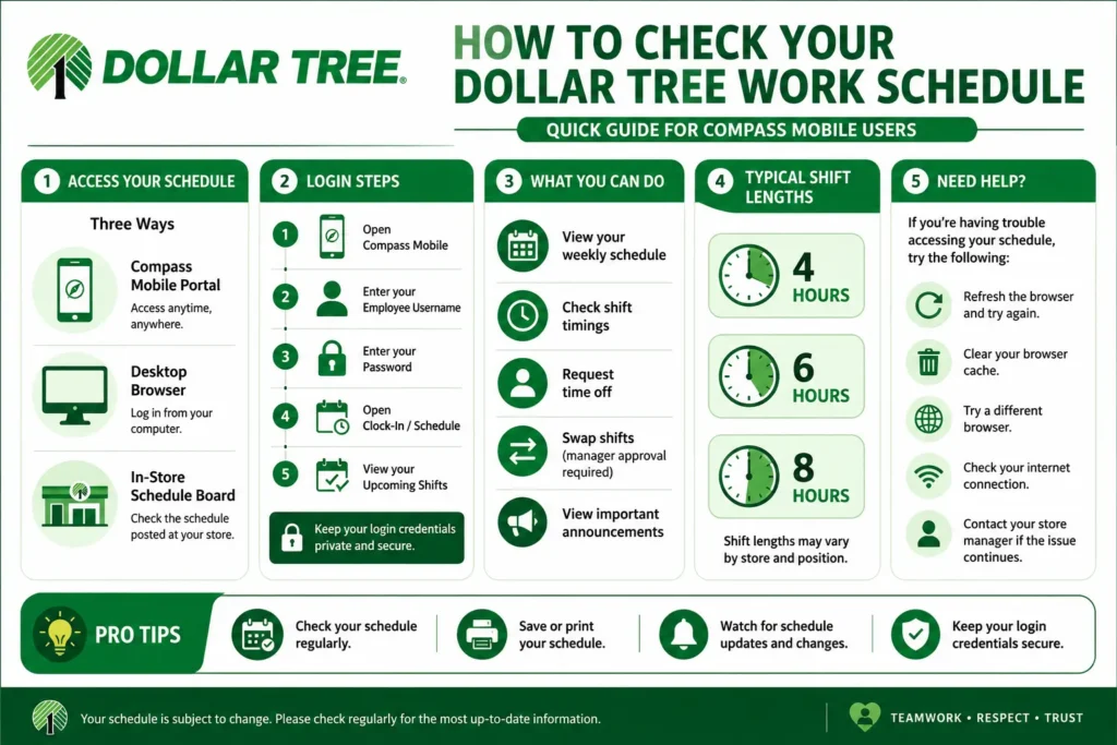 dollar tree schedule